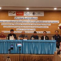ประชุมเชิงปฏิบัติการ “ประเมินสถานการณ์และสรุปบทเรียนการทำงานด้านสิทธิและสถานะบุคคล” วันที่ 23-24 กันยายน 2569 ณ สวนพฤกษศาสตร์ทวีชล จังหวัดเชียงใหม่